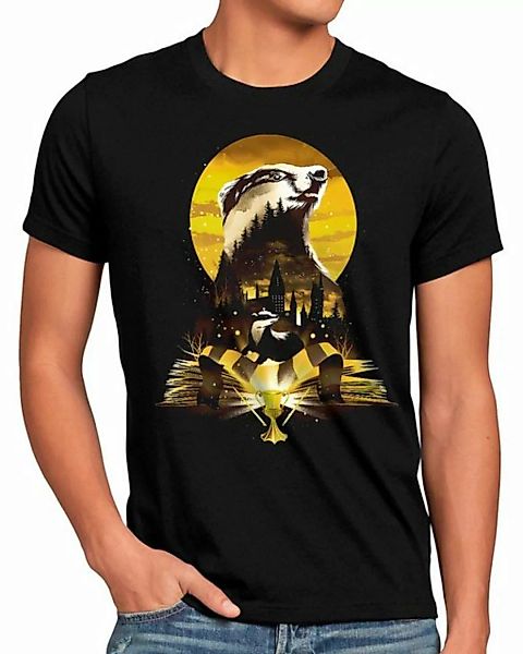 style3 Print-Shirt Herren T-Shirt Badger House potter harry hogwarts legacy günstig online kaufen