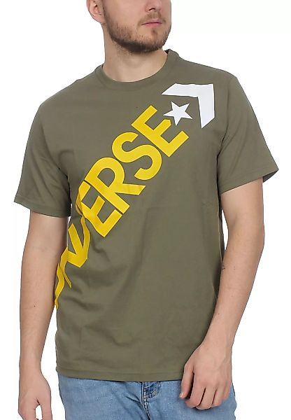 Converse T-Shirt Herren CROSS BODY TEE 10005902 322 Khaki günstig online kaufen