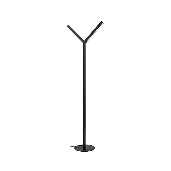 Lucande LED Stehlampe Ilian 10030798 Dimmbar Modern in Schwarz aus Metall 2 günstig online kaufen