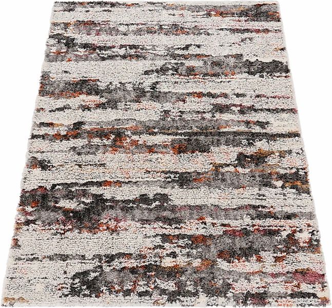 Paco Home Hochflor-Teppich "Vincenza 283" rechteckig 34 mm Höhe kuschelig, günstig online kaufen