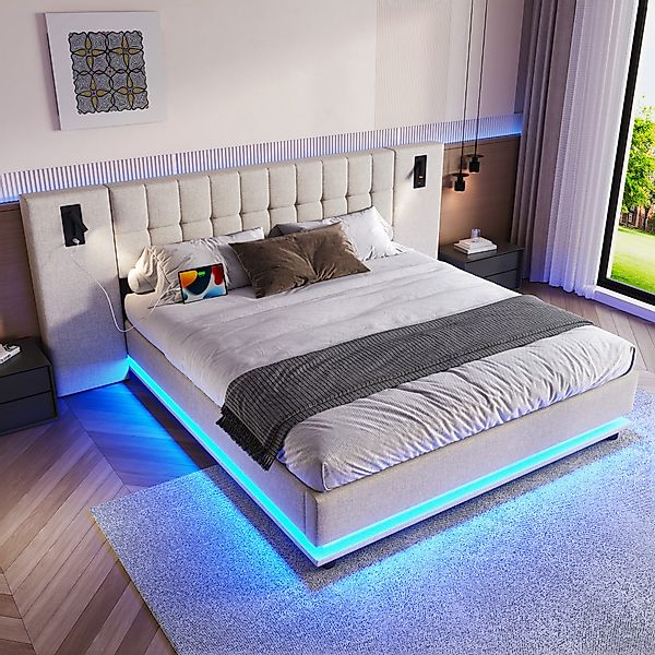 STILVORA Polsterbett 180×200 mit bettkasten,Bettgestell Stauraumbett günstig online kaufen