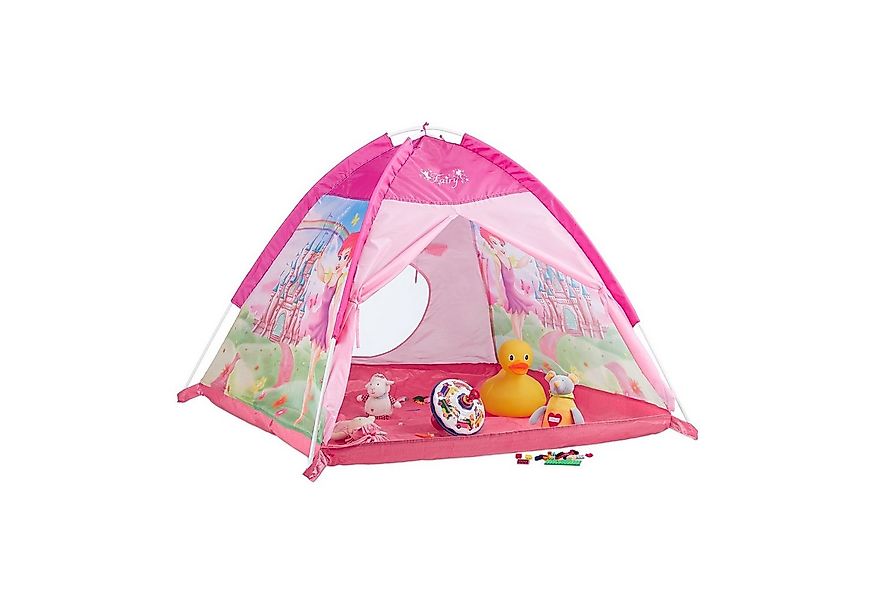 relaxdays Spielzelt Mädchen Pink mit Fee günstig online kaufen
