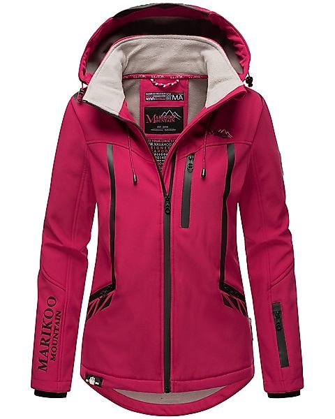 Marikoo Softshelljacke "Mount-Cho-Oyu" mit abnehmbarer Kapuze günstig online kaufen