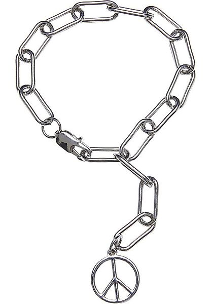 URBAN CLASSICS Armband Urban Classics Unisex Y Chain Peace Pendant Bracelet günstig online kaufen