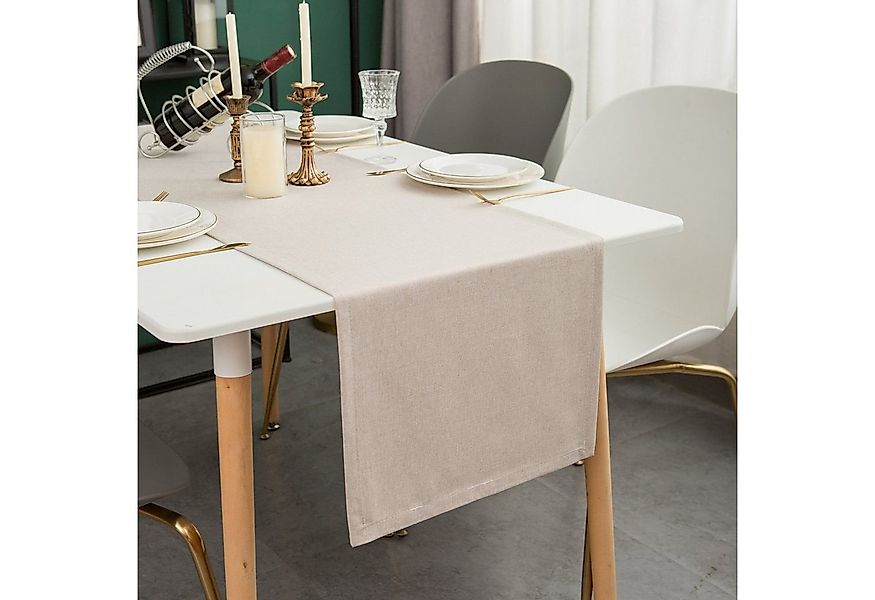 Simurq Tischläufer Modern Outdoor - Indoor Abwaschbar, (Table Runner Tischb günstig online kaufen
