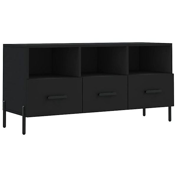 vidaXL TV-Schrank TV-Board Schwarz 102x36x50 cm Holzwerkstoff günstig online kaufen
