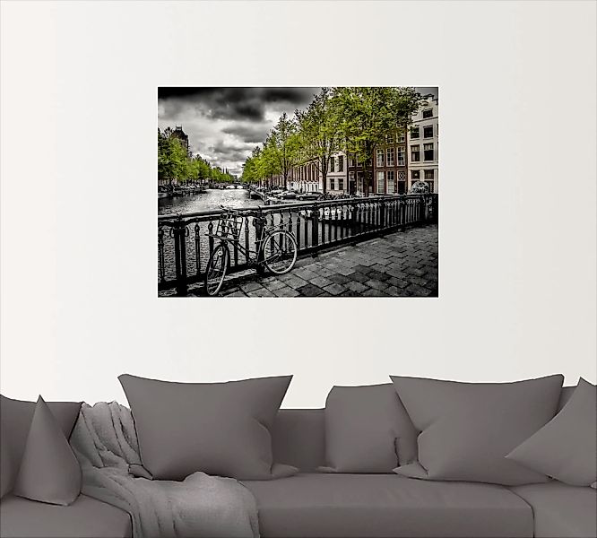 Artland Wandbild "Amsterdam Keizergracht II", Niederlande, (1 St.), als Alu günstig online kaufen