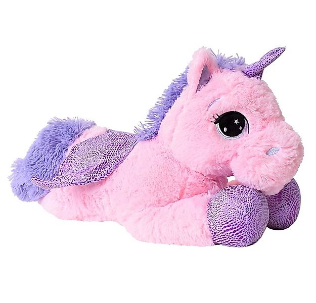 TE-Trend Kuscheltier Einhorn 45cm Plüschtier Stofftier Pferd Unicorn, lila günstig online kaufen