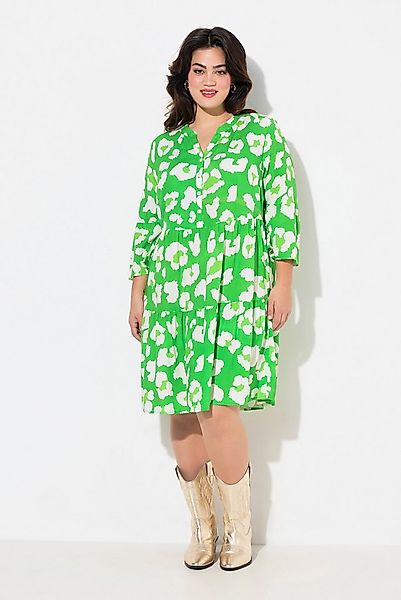 Angel of Style Jerseykleid Kleid Alloverdruck Tunika-Ausschnitt günstig online kaufen