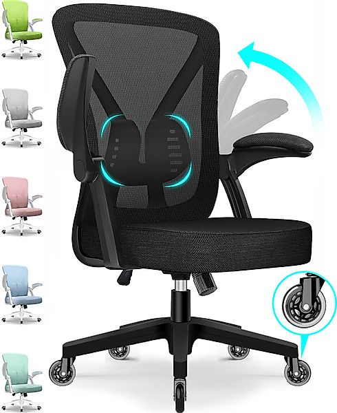 Adormii Bürostuhl Bürostuhl mit klappbaren Armlehnen,Ergonomischer günstig online kaufen