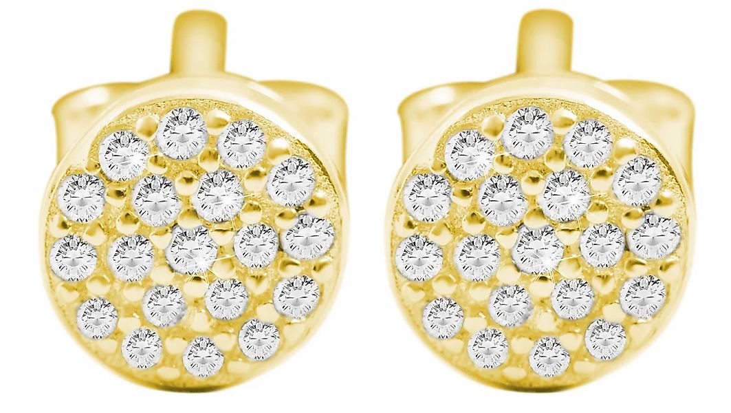 Adelia´s Paar Ohrhänger "Damen Ohrringe – Ohrstecker aus 925 Silber mit Zir günstig online kaufen