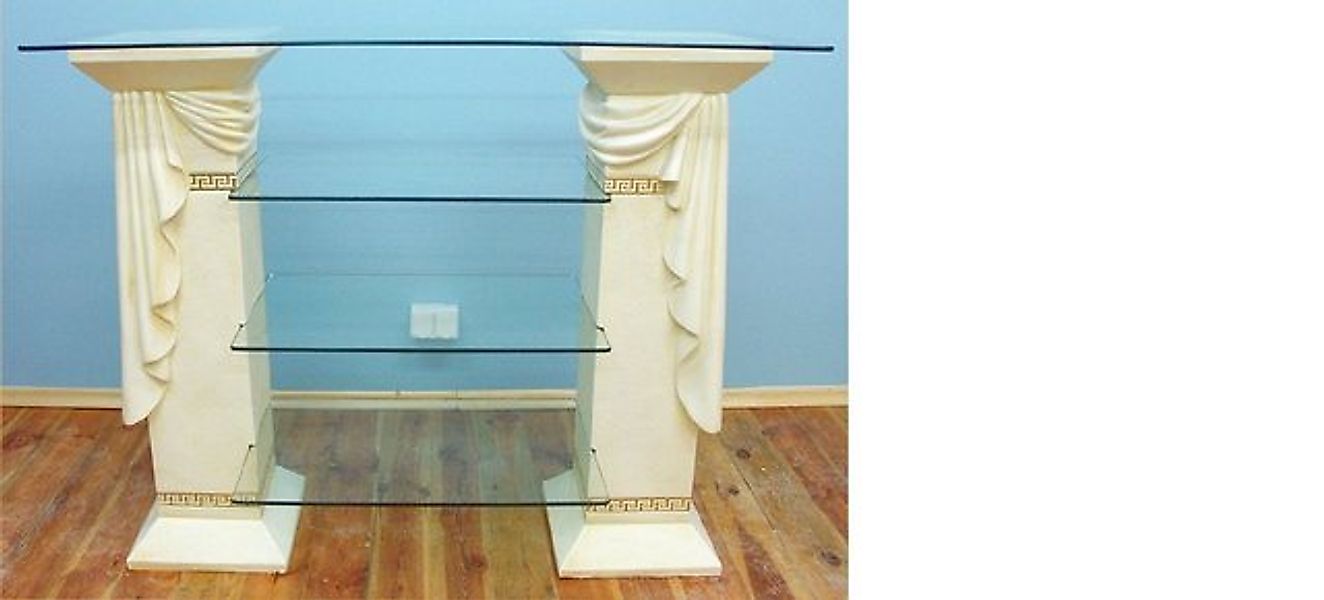 JVmoebel Vitrine Design Vitrine Regal Glas Säule Schrank Vitrinen Regale Sc günstig online kaufen
