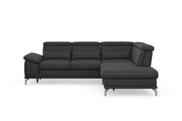 sit&more Ecksofa "Cabrio L-Form, B: 274 cm, mit Sitztiefen-, Arm- & Kopftei günstig online kaufen