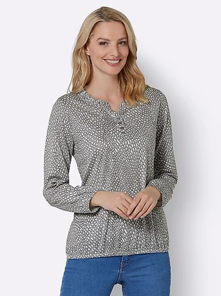 Inspirationen Langarmshirt "Druck-Shirt" 1 Stk. tlg. günstig online kaufen