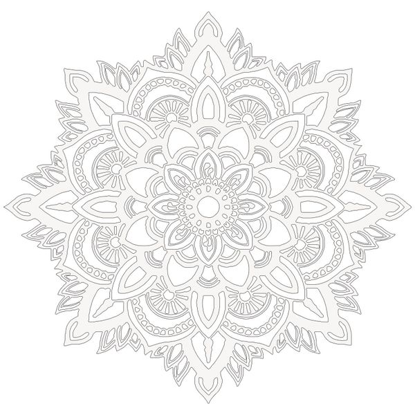 Jumpeak Wanddekoobjekt Mandala-Formige Wanddekorationen, Geschichtete Muste günstig online kaufen