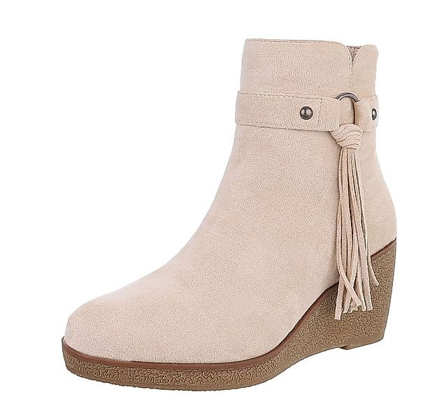Ital-Design Damen Freizeit Keilstiefelette (87108718) Keilabsatz/Wedge High günstig online kaufen