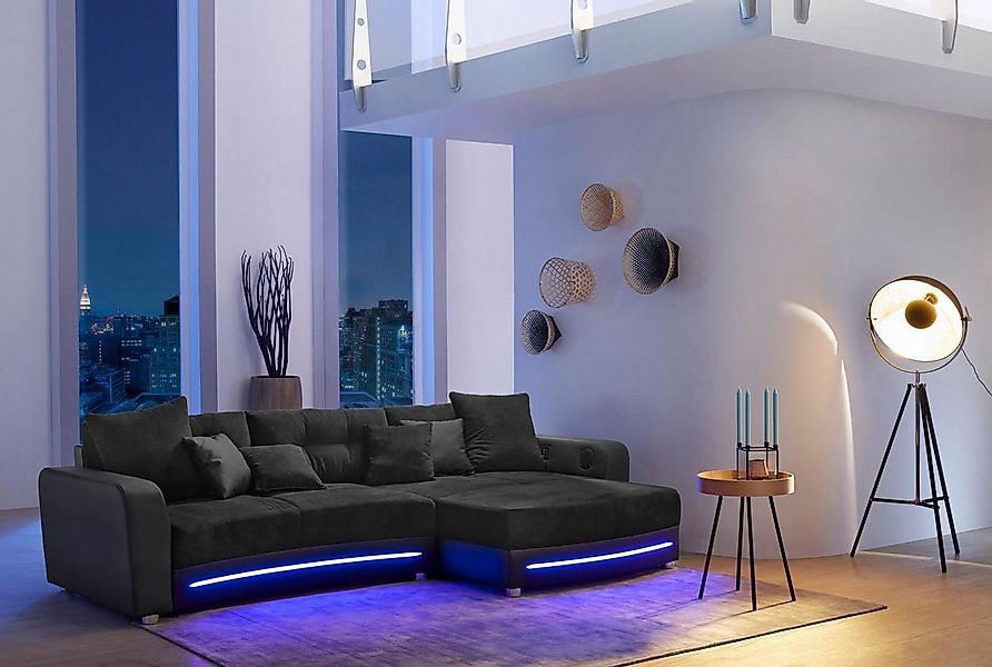 Jockenhöfer Gruppe Ecksofa "Laredo L-Form" inklusive RGB-LED-Beleuchtung un günstig online kaufen