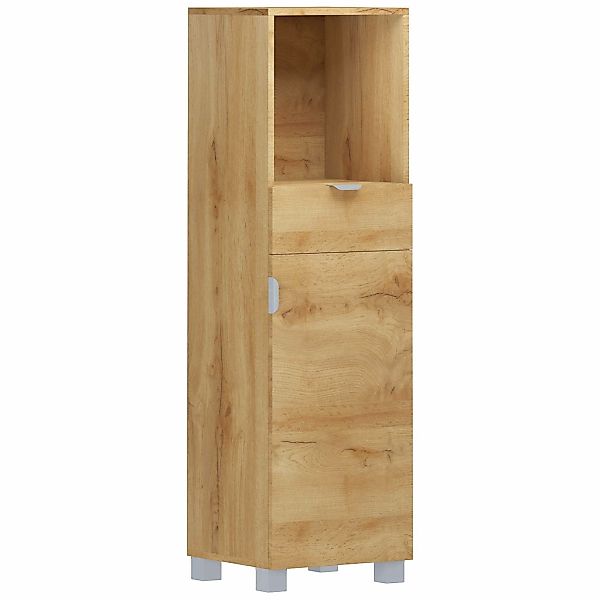 welltime Midischrank "Lage", Pflegeleichte Oberfläche, viel Stauraum, FSC-z günstig online kaufen