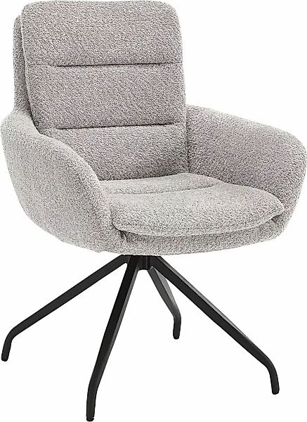 Home affaire Esszimmerstuhl "Taragona", (Set), 2 St., Boucle, mit unterschi günstig online kaufen