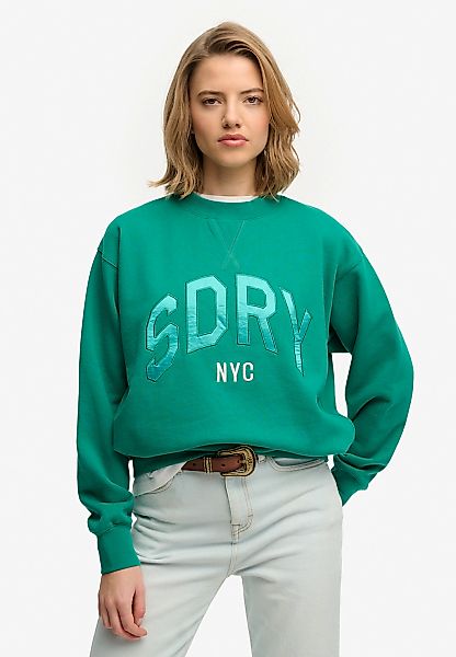 Superdry Sweatshirt "VARSITY SATIN APPLIQUE CREW" günstig online kaufen