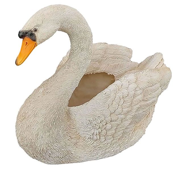 abc HOME Blumentopf Pflanzentopf Schwan, Polyresin, günstig online kaufen