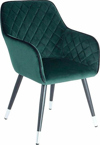 Kayoom Stuhl "Amino 625, stilvoller Design-Stuhl,samtweicher Bezug aus Velv günstig online kaufen