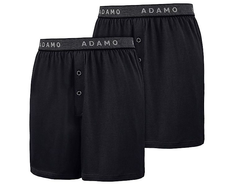 ADAMO Boxershorts Adamo 2er-Pack Boxershorts Übergröße schwarz (Packung, 2- günstig online kaufen
