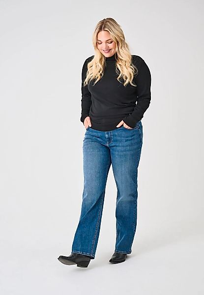 ONLY CARMAKOMA Straight-Jeans "CARWILLY MID STRAIGHT DNM TAI021" günstig online kaufen