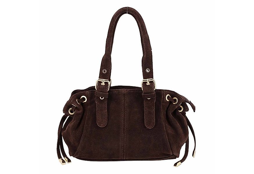 ITALYSHOP24 Schultertasche Made in Italy Damen Wildleder Tasche Tote Bag Sh günstig online kaufen