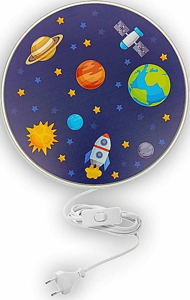 niermann Wandleuchte Weltall, ohne Leuchtmittel, bruchsicheres Gehäuse günstig online kaufen