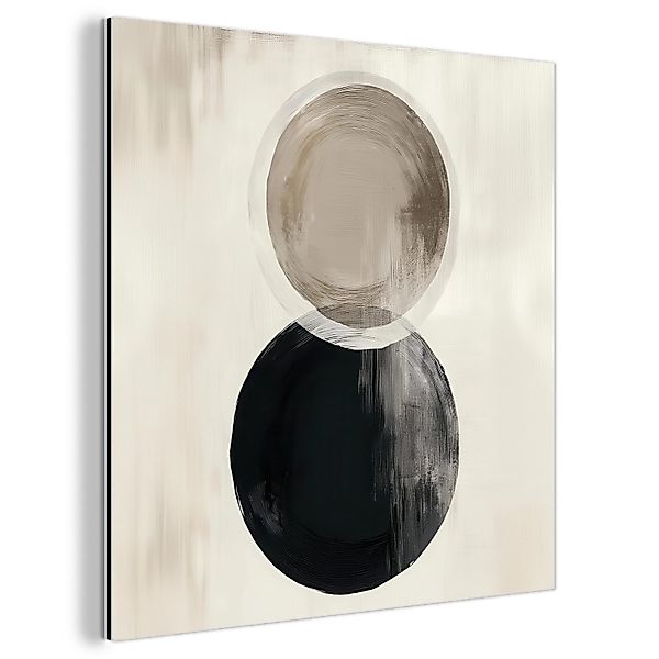 MuchoWow Metallbild Kreise - Form - günstig online kaufen