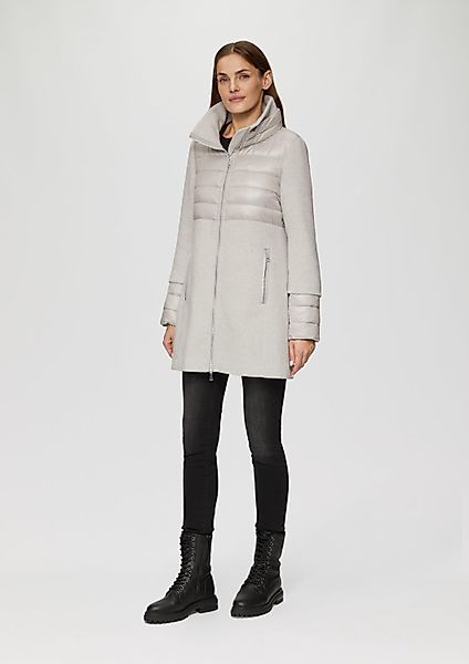 s.Oliver Wintermantel Outdoor-Mantel Mantel im Fabricmix günstig online kaufen