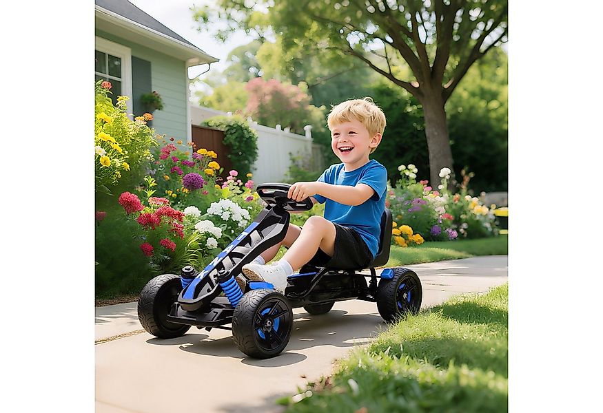AIYAPLAY Go-Kart mit Handbremse, Automatisches Kupplungssystem, Vor- und Rü günstig online kaufen