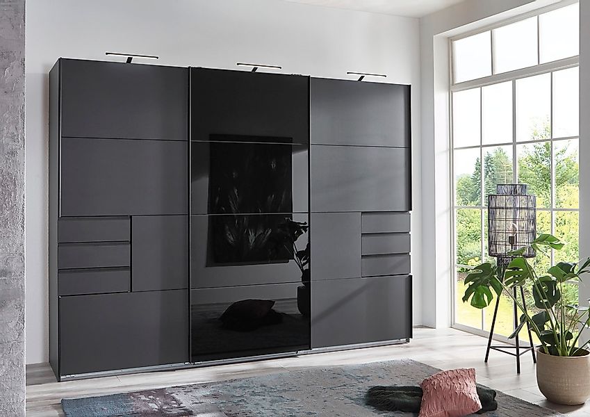 Wimex Schwebetürenschrank "Saigon, Kleiderschrank mit Schiebetür", mit Glas günstig online kaufen
