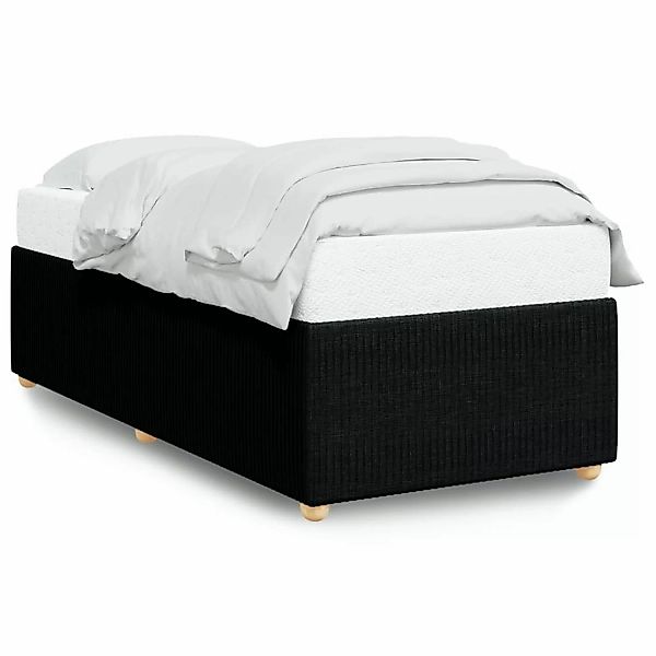 vidaXL Bettgestell Schwarz Stoff2104304 günstig online kaufen