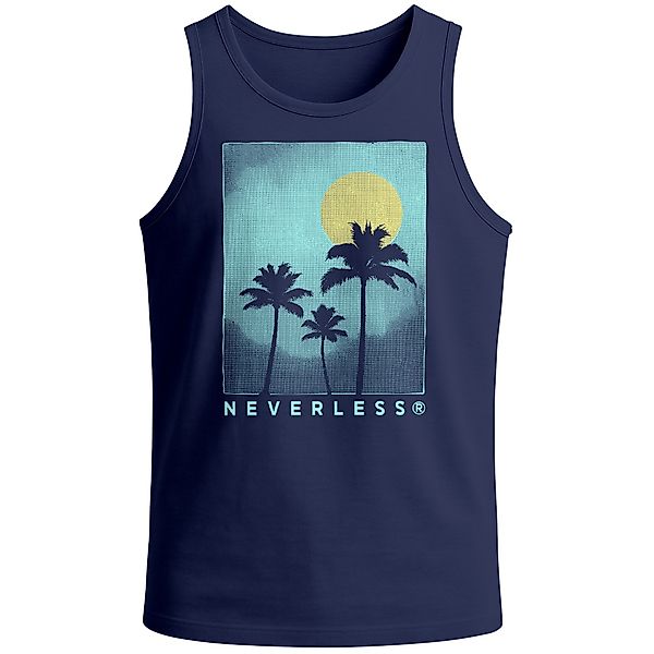 Neverless Tanktop Herren Tank-Top Palmen-Motiv Sommer günstig online kaufen