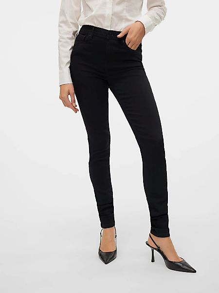 Vero Moda 5-Pocket-Hose "VMKAYA MW LOOSE SOLID PANT" günstig online kaufen