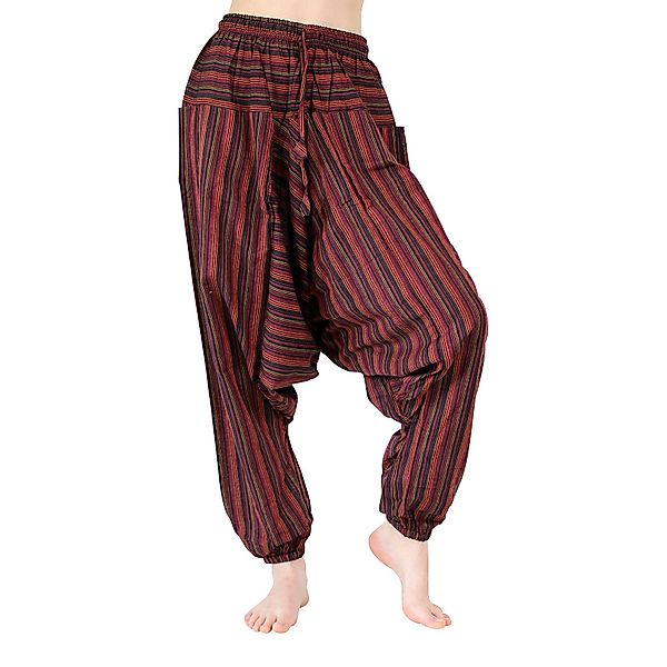 BUDDHA arts&more Haremshose Gestreifte Haremshose aus günstig online kaufen