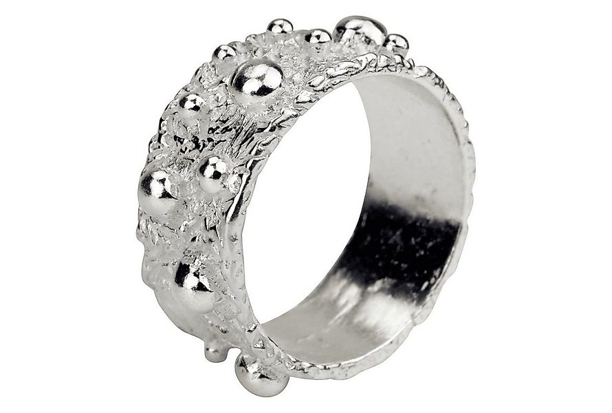 SILBERMOOS Silberring Bandring mit Punktlötung, 925 Sterling Silber günstig online kaufen