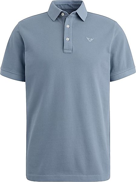 PME Legend Poloshirt Garment Dye Piqué Blau - Größe L günstig online kaufen