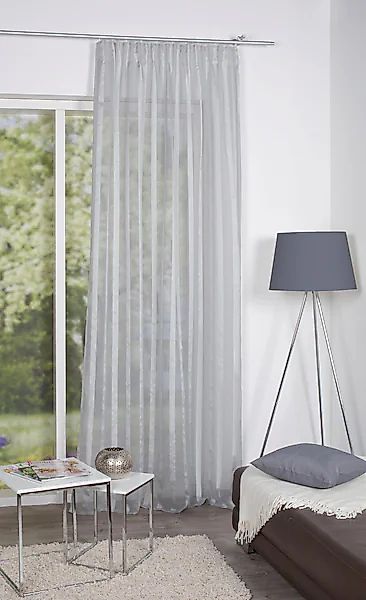 HOME WOHNIDEEN Gardine »EIKE« Multifunktionsband 1 Stk. tlg. HxB: 245x140, günstig online kaufen