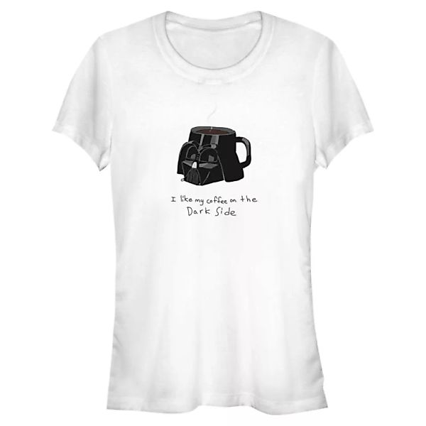 Star Wars - Darth Vader Coffee On The Dark Side - Frauen T-Shirt günstig online kaufen