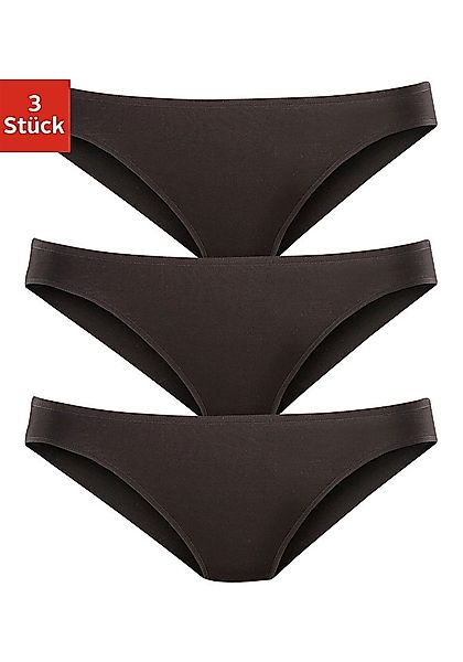 LASCANA Bikinislip "aus hochwertiger Modal-Qualität", (3er-Pack) günstig online kaufen