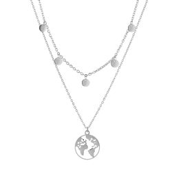 Kim Johanson Schmuckset Plättchen & Weltkarte, günstig online kaufen