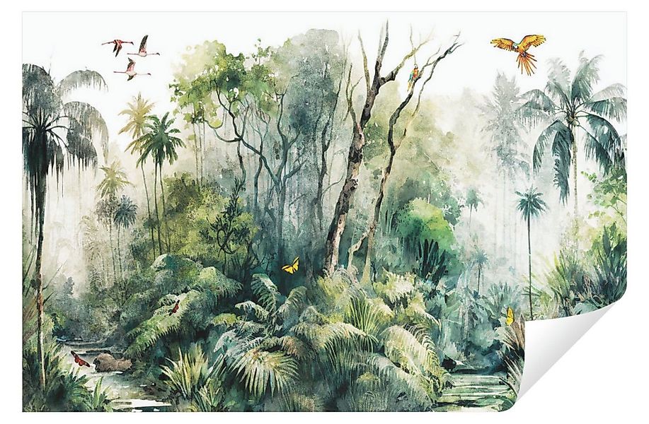 Wallarena Fototapete Dschungel Wald Vlies Tapete Wohnzimmer Schlafzimmer Wa günstig online kaufen