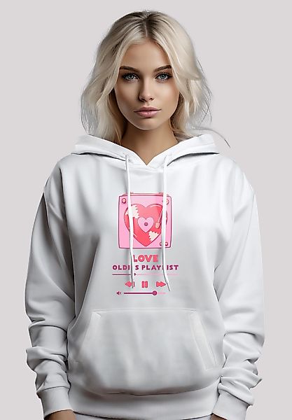 F4NT4STIC Kapuzenpullover "Love Oldies Playlist Valentinstag", Premium Qual günstig online kaufen