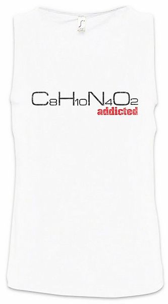 Urban Backwoods Tanktop C8h10n4o2 Addicted Ärmelloses T-Shirt Koffein Coffe günstig online kaufen