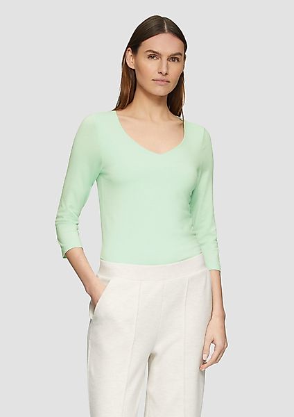 s.Oliver 3/4-Arm-Shirt T-Shirt aus Lyocell im günstig online kaufen