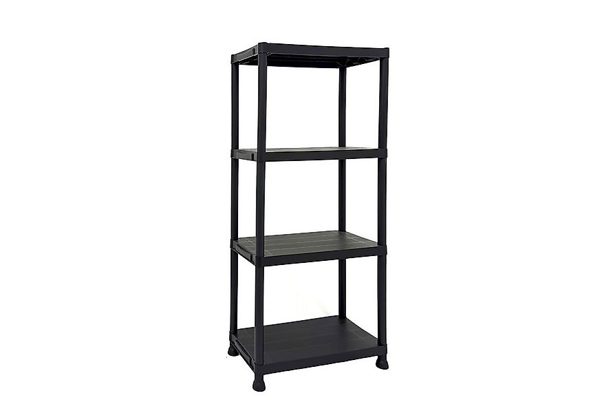 HTI-Living Standregal Regal mit 4 Böden Schwarz Kunststoffregal, Stück 1-tl günstig online kaufen