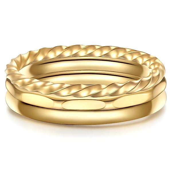 Eastside Fingerring gelbgold, aus Edelstahl günstig online kaufen